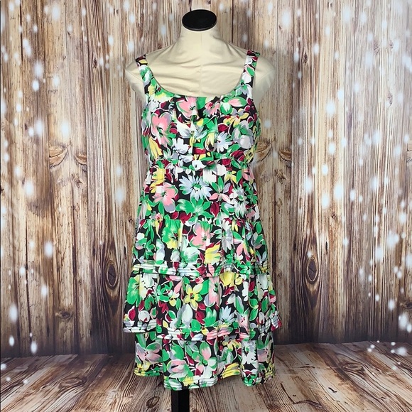 moulinette soeurs silk floral dress Anthropologie Rare "Many Folds Dress" by Moulinette Soeurs, Size 4, Or   The Mustard Dandelion